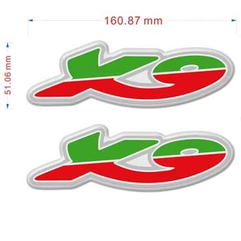 Мотоциклетни етикети за PIAGGIO X9 125 250 500 Емблема на скутери 3D Лого