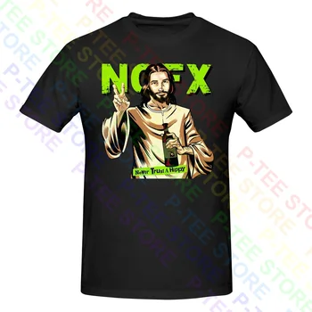 Музика Nofx Исус Никога не се доверявайте риза в стил хипи, поп, ретро, класика, най-доброто качество