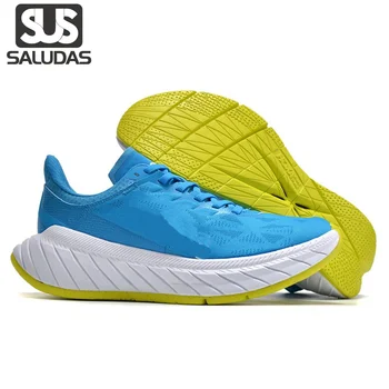 Мъжки маратонки SALUDAS Carbon X2, заглушителен, осигуряващи комфорт, спортни обувки, УНИСЕКС, Дишащи пътни маратонки от инженерна мрежа