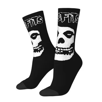Мъжки чорапи Missets Rock Music Crew чорапи унисекс стил провокация, чорапи на ужасите с 3D принтом, забавни чорапи в стил пънк