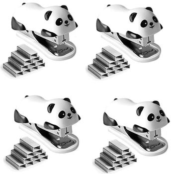 Настолен Телбод Panda от 4 теми, Телбод в 12 Листа, Телбод С Скобой № 10 4000 бр. и Вградено Средство за премахване на скоби