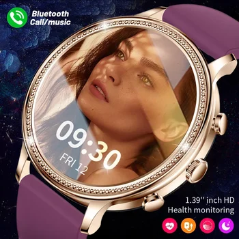 Нови луксозни дамски смарт часовници LIGE Bluetooth-предизвикателство за измерване на кръвното налягане, GPS проследяване, Спортен гривна, Водоустойчиви Мъжки Умен Часовник, Дамски 2024