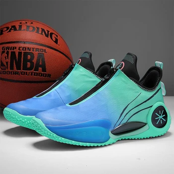 Обувки DR.EAGLE, мъжки спортни баскетболни обувки, дишаща баскетболни обувки с високо качество, нескользящие улични маратонки, спортни обувки