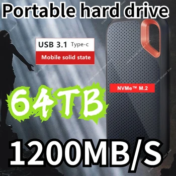 Оригиналния Преносим Високоскоростни SSD/HDD 1 TB/4 TB/ 8 TB/16 TB/30 TB Външен Хард диск за съхранение на данни, Интерфейс USB 3.0 Памет Твърд диск