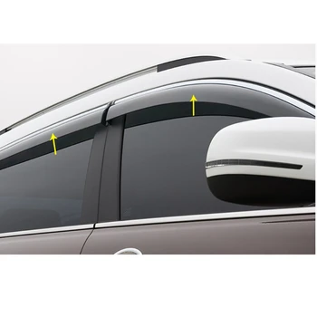 Оформление на каросерията на Автомобила Stick лампа пластмасово стъкло Вятърна Козирка за Защита От Дъжд/Слънце отдушник 4шт За Mazda CX-5 CX5 2-ро Поколение 2017 2018 - 2021