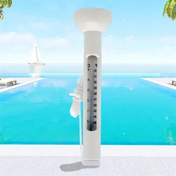 Плаващ термометър, за да басейна за външния басейн, спа-салони, аквариуми, измерване на температурата на рибни езера