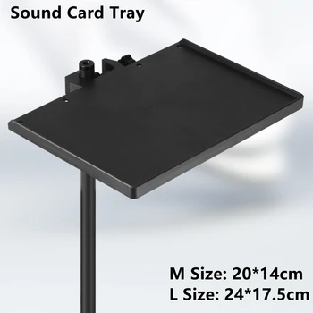 Пластмасова тава за звуковата карта е Универсална Стойка за микрофон Тава за звуковата карта на Притежателя Скоба За монтаж в реално време