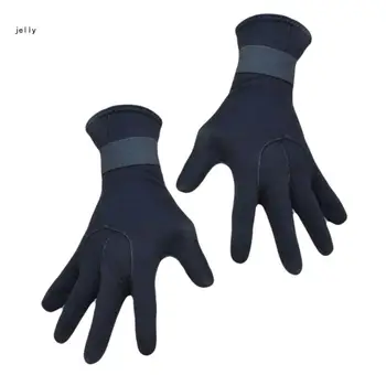 Плувни ръкавици 448C да се Запази топлината през зимата, гъвкав термичен неопрен с пет пръста