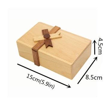 Подарък Калъф-Пъзел с Потайными Офиси, Wooden Паричен Кутия за Решаване на Пъзели-Дразнилок за Деца И Възрастни