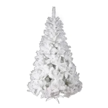 Подвесная Изкуствена Коледна Елха от PVC Луксозен Бял Цвят, Ръчно изработени Фабрика