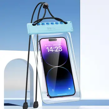 Подходящ за Спорт на открито, Водоустойчив Защитен Калъф За Мобилен Телефон, Водоустойчива чанта С Каишка, е на разположение 7,5-инчов Телефон