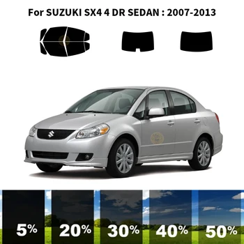 Предварително обработена нанокерамика, комплект за UV-оцветяването на автомобилни прозорци, фолио за автомобилни прозорци SUZUKI SX4 4 DR СЕДАН 2007-2013