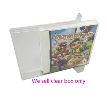 Прозрачен калъф от PET пластмаса за версии на NDS EU edition, кутия за съхранение на игрови конзоли, кутия за събиране на