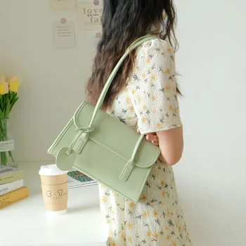 Просто женствена чанта с еднакво текстура, подобрени универсални чанти през рамо, вътрешен джоб, малка квадратна чанта с цип