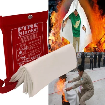 Противопожарно одеяло от фибростъкло, Огнестойкое одеяло, Защитен калъф за възстановяване на оцеляване
