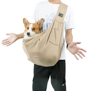 Раница през рамо за домашни кучета, дишаща удобна раница за котки, нагрудная чанта за котки, чанта за носене на открито
