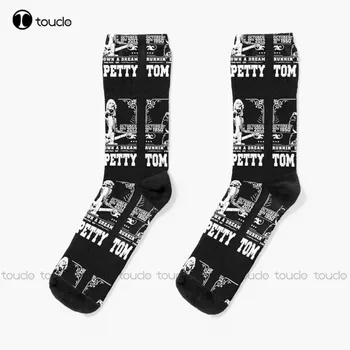 Реколта чорапи Том Arts Petty в стил кънтри, забавни мъжки чорапи Чорапи унисекс за възрастни, юноши и младежи, Коледни подаръци по поръчка, с високо качество Hd