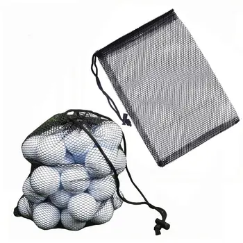 с торба за топки за голф на съвсем малък, специален джоб за найлонови колани с голям капацитет, здрава чанта за съхранение на спортна топка