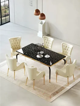 Скандинавски лесен луксозен стол за хранене, модерен прост креативен дизайнерски стол, маса за хранене, стол, домашен стол за хранене нов стил