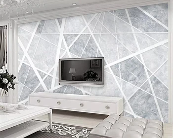 Скандинавските минималистичные мраморни тапети абстрактно геометрично изображение на фона на телевизора стена дневна спалня фреска, 3D тапети