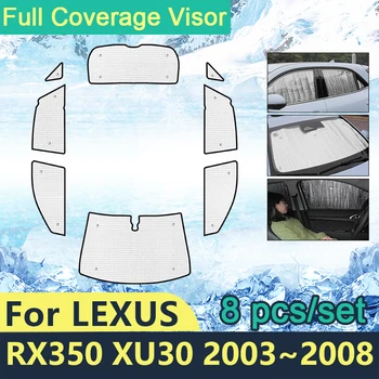 Слънчеви Очила С Пълно Покритие За LEXUS RX350 XU30 2003 2004 2005 2006 2007 2008 Аксесоари За Предното Стъкло на превозното средство Слънцезащитен Чадър