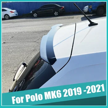 Спойлер на капака на багажника на покрива и за POLO MK6 2019 2020 2021 Max Универсален автомобилен опашката Гланцово черно Декорация на Външни Аксесоари Бодикит