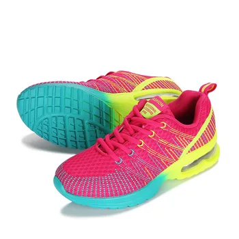 Спортни маратонки за бягане, дамско градинска дишаща чифт Удобни, леки спортни мрежести обувки с високо качество