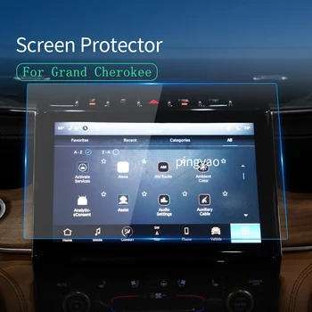 Стикер за автомобил, Защитно фолио за екрана Carplay за JEEP Grand Cherokee2023 Navigator, Защитен слой от закалено стъкло, автомобилен аксесоар за авто