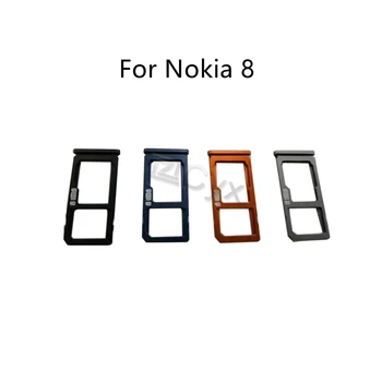 Тава за SIM карта за Nokia 8 на Притежателя на Тавата За Карти SIM-Карти Слот за Карти Micro SD Подмяна на Адаптер Ремонт, Резервни Части