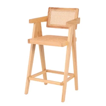 Трапезни столове от ратан на балкона в скандинавски стил, релаксиращи Творчески трапезни столове в минималистичном стил, Предмети от бита Eetstoelen