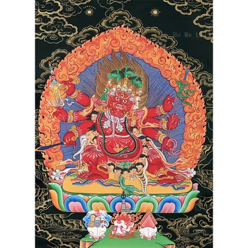 Тханка Хаягрива, Прекрасен Буда, будистки религиозни изображения, Стенни живопис върху платно
