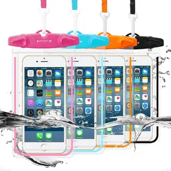 Универсален калъф е Водоустойчив калъф за смартфон, чанта за плуване, защита от вода, подводен суха чанта, калъф за телефон, водни спортове, Плаж, басейн