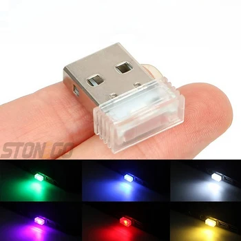Универсален Мини-Атмосферни Тела Romantic USB Led Light Plug-In 5V Лампа за Вътрешно Осветление Автомобилни Аксесоари За Дома