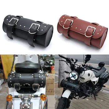 Универсална чанта за съхранение на инструменти за мотоциклети, чанта за инструменти, от изкуствена кожа, вилката, Рулонное седлото, Багажная чанта, Водоустойчиви аксесоари за велосипеди