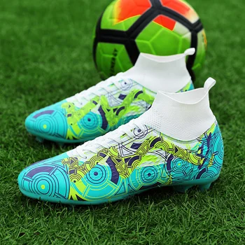 Футболни обувки премиум-клас, с ергономичен дизайн, футболни обувки, удобна за кацане, маратонки за футзала, Здрави футболни обувки за обществото на едро за препродажба