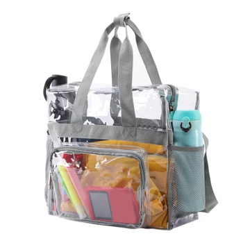 Чанта през рамо от PVC, прозрачни Квадратни чанта през рамо, чанта с регулируема каишка