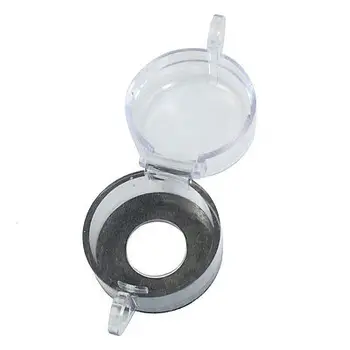 Черен Прозрачен 22 мм предпазител за кръгли кнопочного прекъсвач