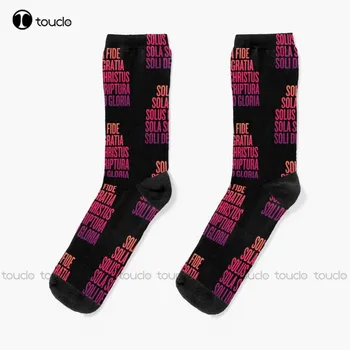 Чорапи Reformed Basics V. 1, стръмни Унисекс чорапи за възрастни, юноши и младежи, персонални цифрови разпечатки на 360 ° Hd-Високо качество