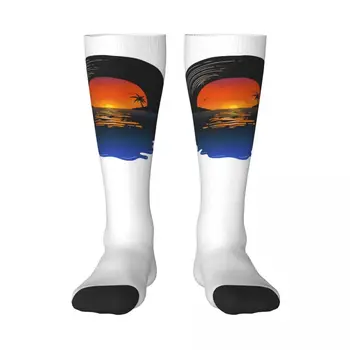 Чорапи за възрастни Vinyl плоча Sunset 30 с висока еластичност, Компресия чорапи в стил Смешни Онази Creative INS