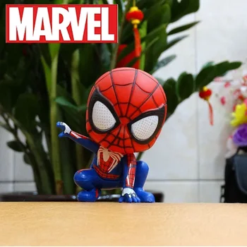 Эмалированная кукла Marvel spiderman Кукла ръчно изработени Украса на колата Украса на тортата, Фигурки на Кукли Играчка, Подарък за рожден Ден